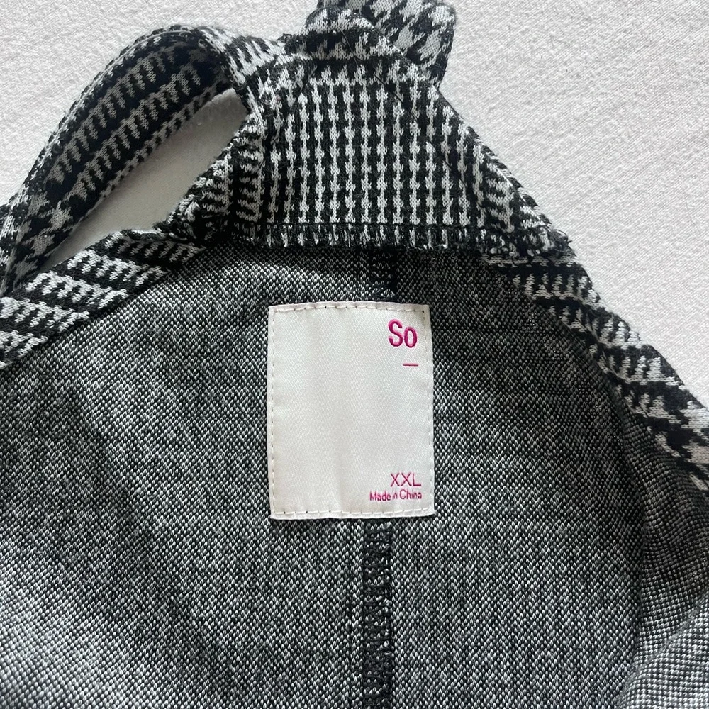 SO Monochrome Houndstooth Suspender Dress Girls XXL‎